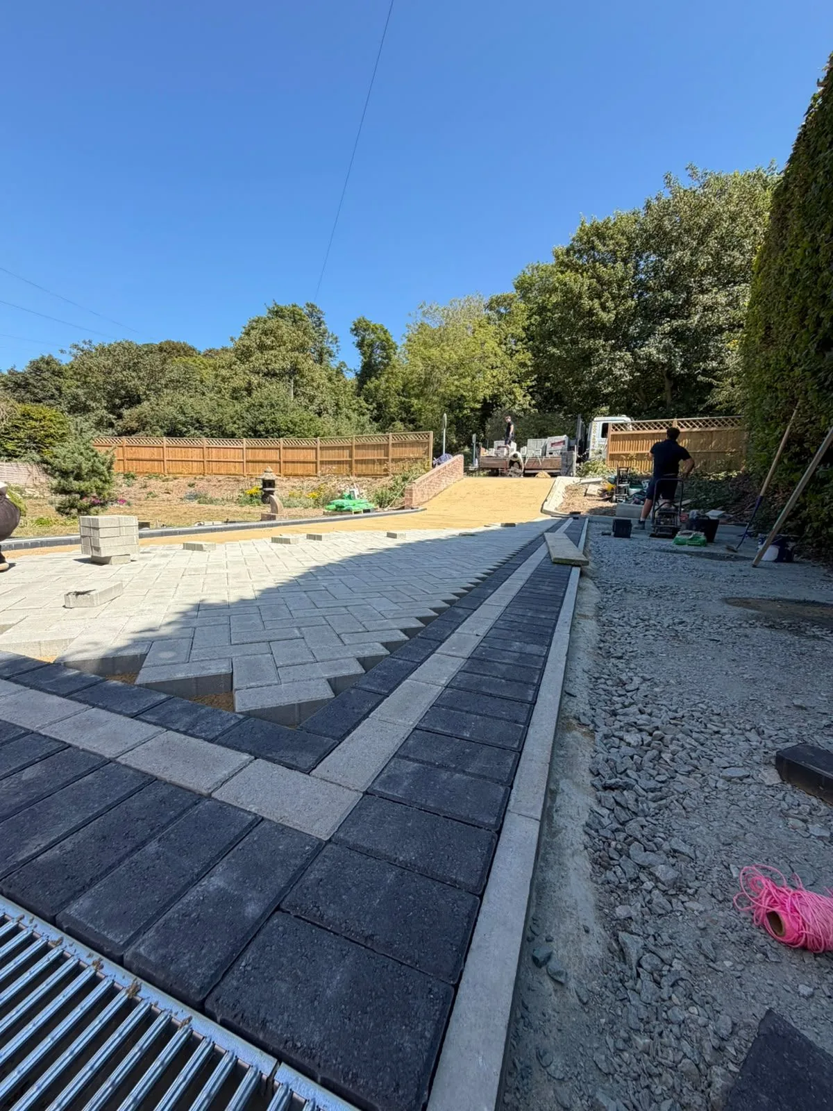 New driveway project