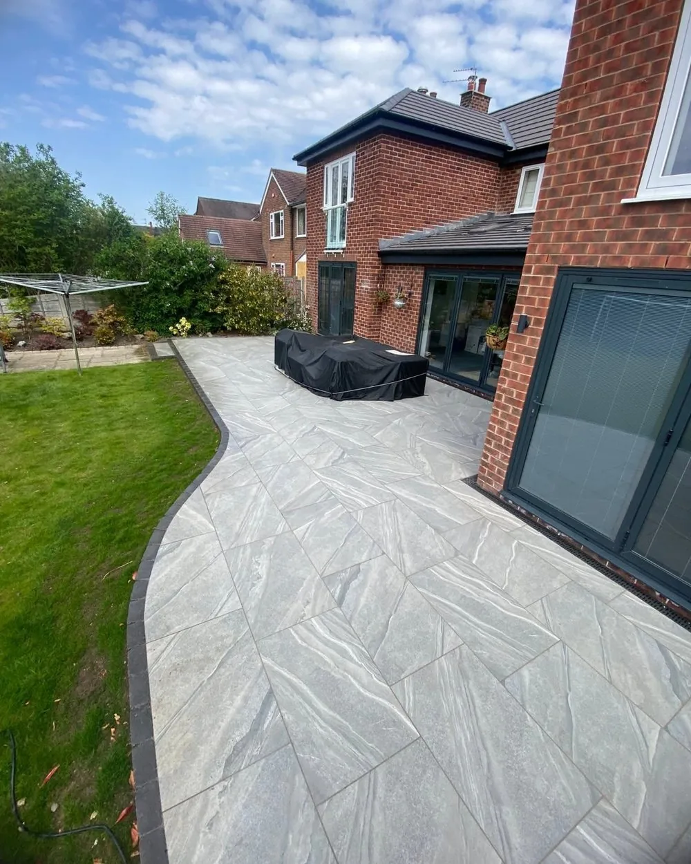 A finished driveway installation by Nationwide Driveways