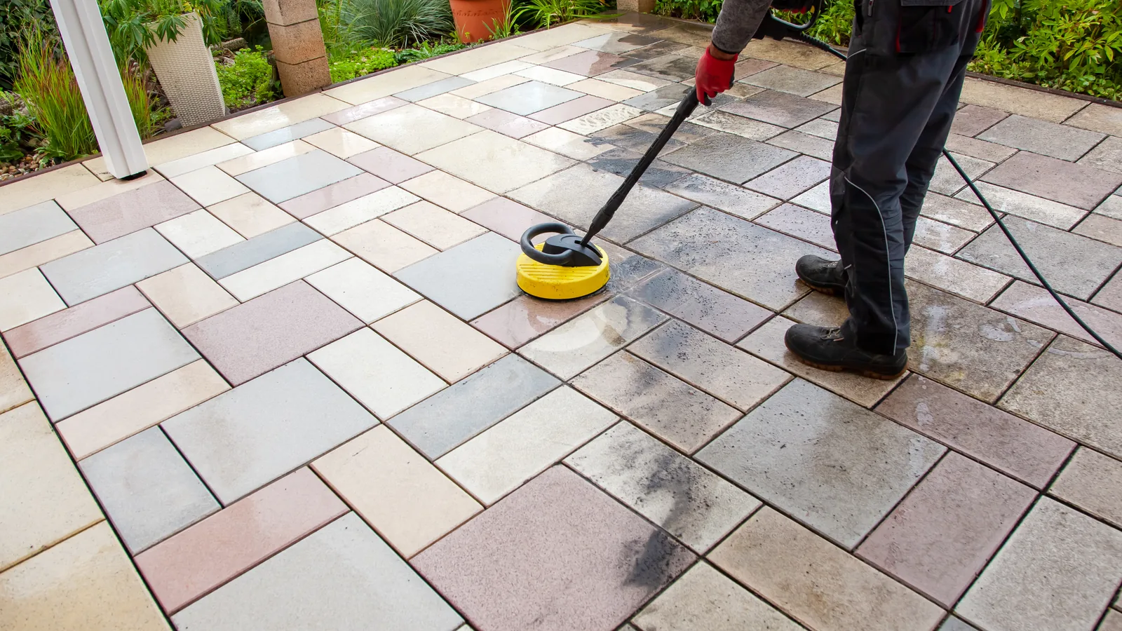 Patio Cleaning by Nationwide Driveways